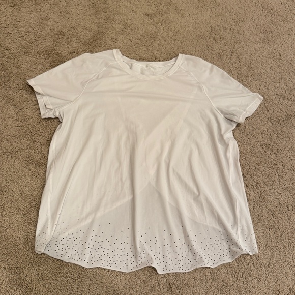 Lululemon Quick Pace Short Sleeve - White - Picture 4 of 6